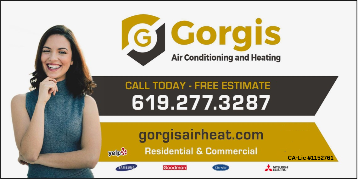 California HVAC Contractor License Certificate for Gorgis Air Conditioning & Heating
