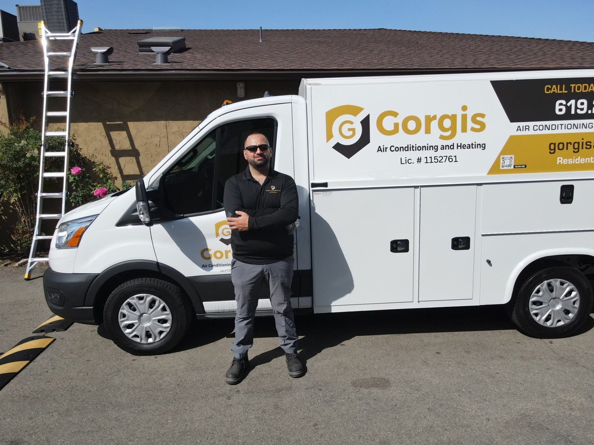 California HVAC Contractor License Certificate for Gorgis Air Conditioning and Heating, License No. 1152761